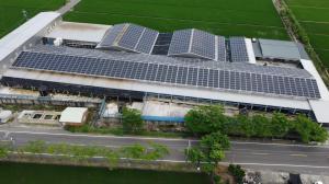 雲林縣太陽能發電，屋頂型（鴨舍）容量498.96kw