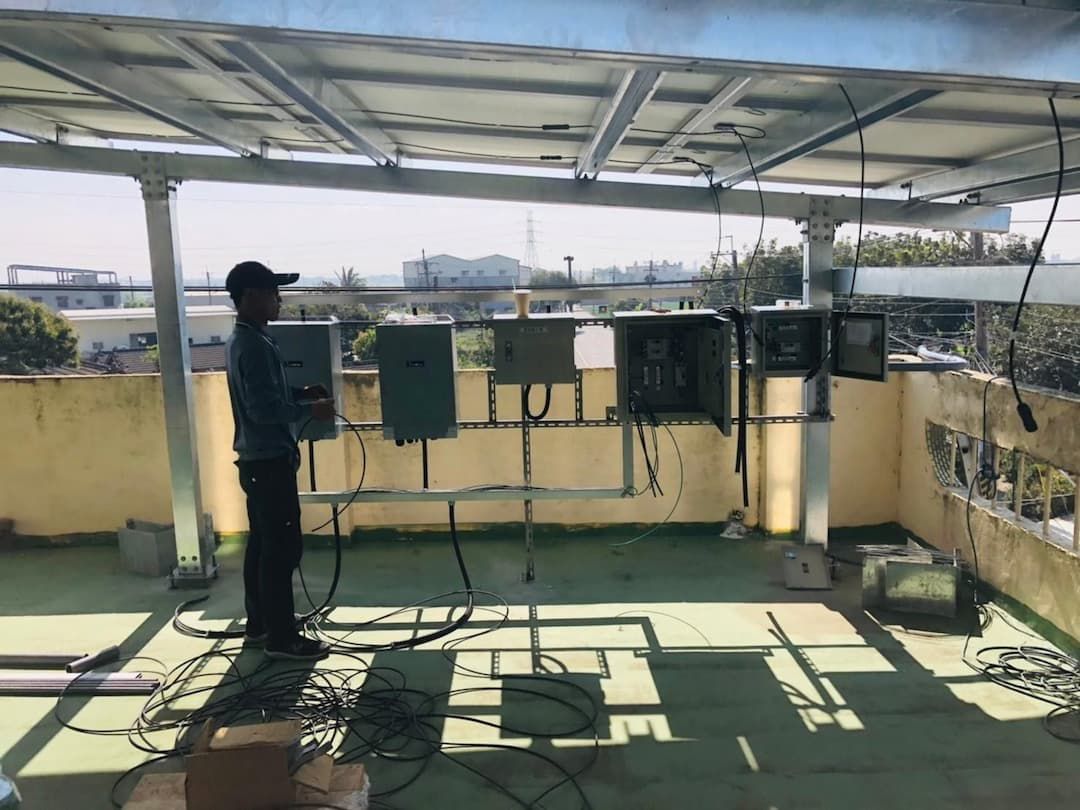 雲林縣太陽能發電，住宅屋頂型，施工圖-1
